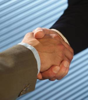 1st Meeting Handshaking